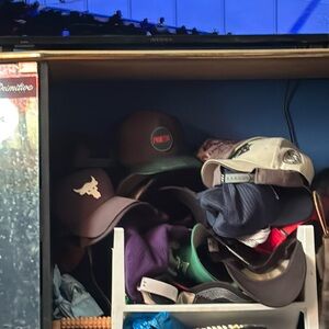 Bin of hats selling all separately a peice